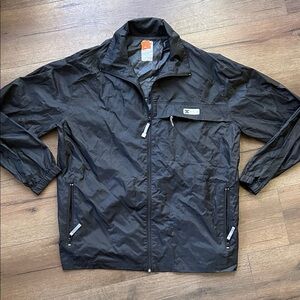 DC Men's Black Windbreaker Jacket ! Large